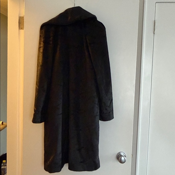 DKNY Black Shawl Collar Faux Open Coat Size: S - Picture 8 of 8